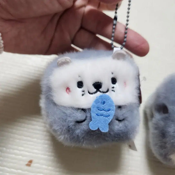 [BUNJANG] Square Dice Seal Keychain / 사각 주사위 물범 키링 새상품
