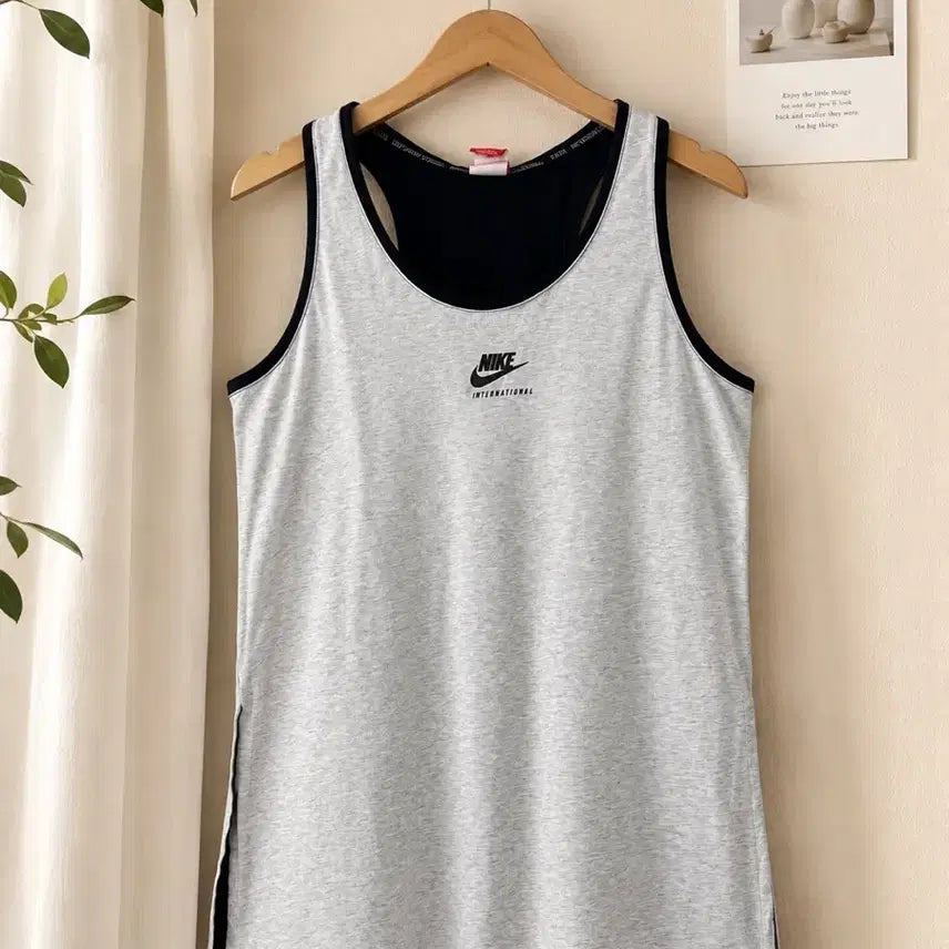 [BUNJANG] Nike Cotton Sleeveless Running Top L (90) / 나이키 면 나시 러닝 L(90) 55정도 사이즈