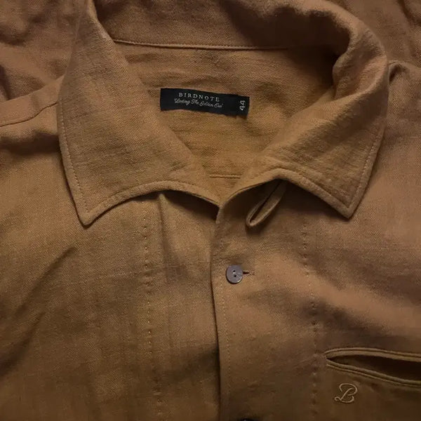 [BUNJANG] Birdnote LIDO Collar Shirts Jacket Camel / 버드노트 LIDO COLLAR SHIRTS JACKET,CAMEL