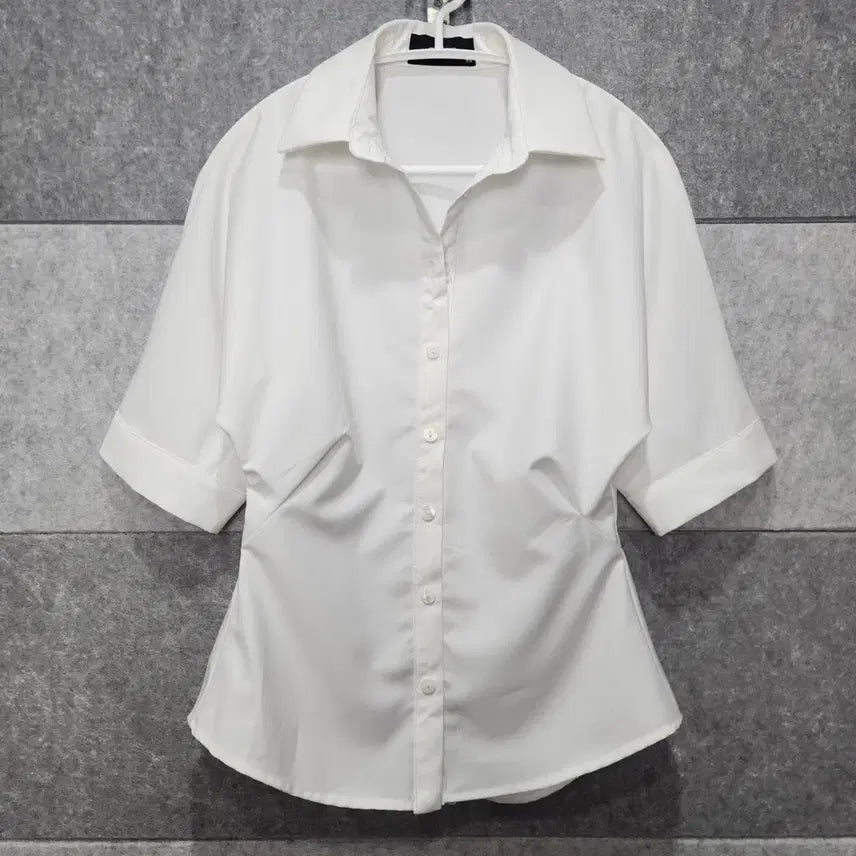 [BUNJANG] Cider Slim Fit Shirt Blouse XS White / CIDER 샵사이다 슬림핏 셔츠 블라우스 (사이즈 XS)