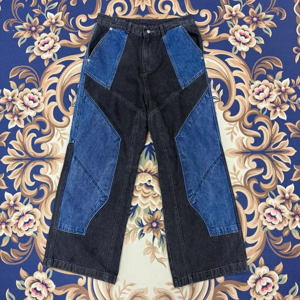 [BUNJANG] Compagno Layer Wide Denim Pants (L) / (L)꼼파뇨 CPGN 레이어 와이드 데님 팬츠