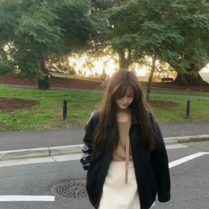[BUNJANG] MODO Mills Leather Jacket / 샵모도 MODO 밀즈레더자켓 mills leather jacket