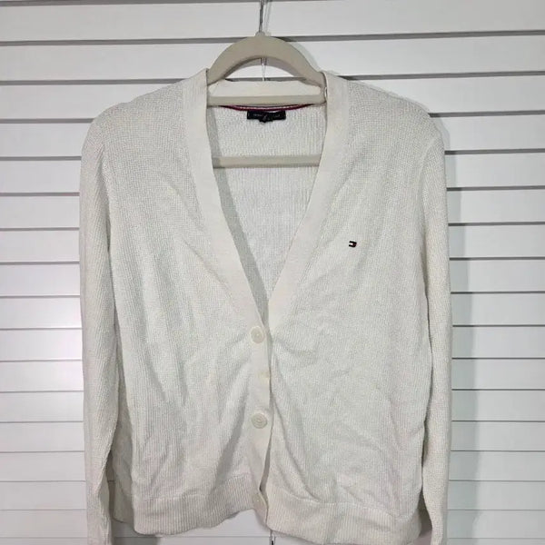 [BUNJANG] Tommy Hilfiger White Cardigan / 타미힐피거 가디건 화이트