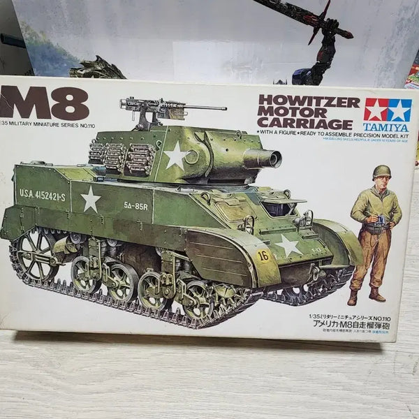 [BUNJANG] Tamiya 1/35 M8 155mm Self-Propelled Howitzer Model Kit / 타미야 1/35 M8 155mm 자주 박격포 모델 키트