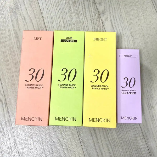 [BUNJANG] Menokin 30 Second Bubble Quick Mask & Bubble Cleanser Set / 메노킨 30초 버블 퀵 마스크  + 버블 클렌저
