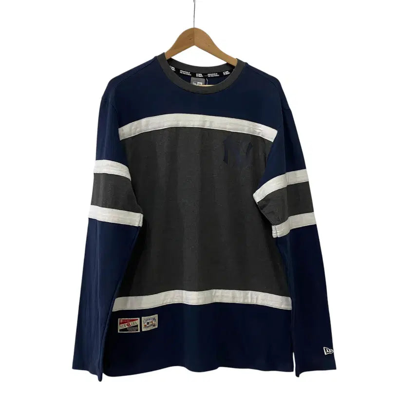 [BUNJANG] New Era Pattern Long Sleeve Shirt (Size 100) / A773. 뉴에라 패턴 롱슬리브(100)