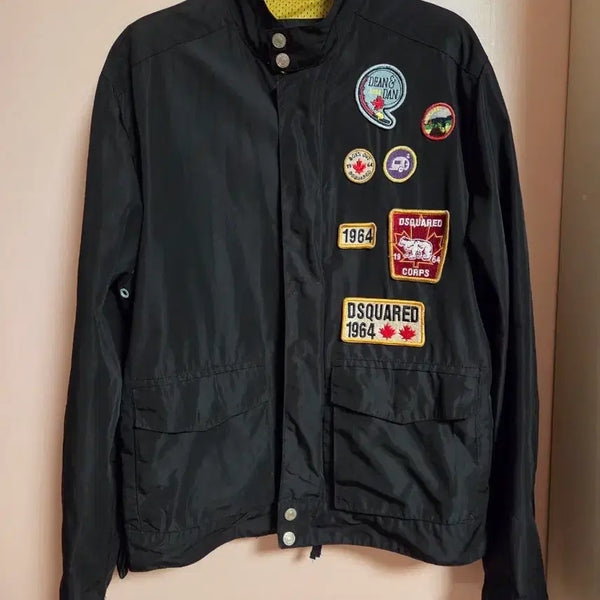 [BUNJANG] DSQUARED2 Patch Jacket Black / 디스퀘어드2 패치 자켓 블랙