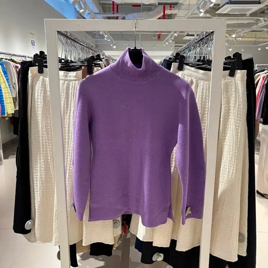 [BUNJANG] The Cashmere Lavender Knit Sweater / 한섬 더캐시미어 라벤다 니트