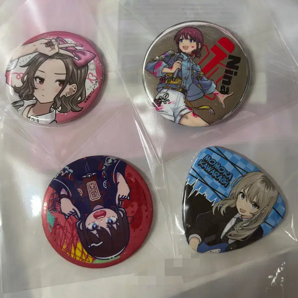 [BUNJANG] Girls Band Cry Batch 4-Piece Bundle Set / 걸즈밴드크라이 걸밴크 뱃지 4종 일괄