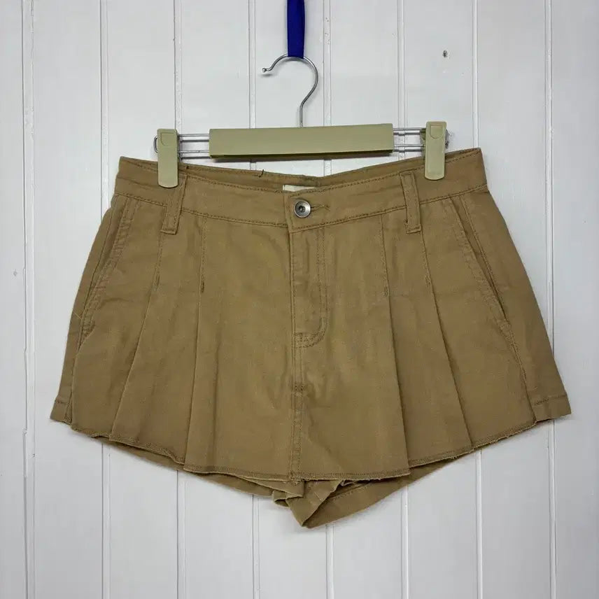 [BUNJANG] OOT Beige Short Skirt Pants (27-inch) / OOT 베이지 숏 치마바지 27인치 ㅡ0808