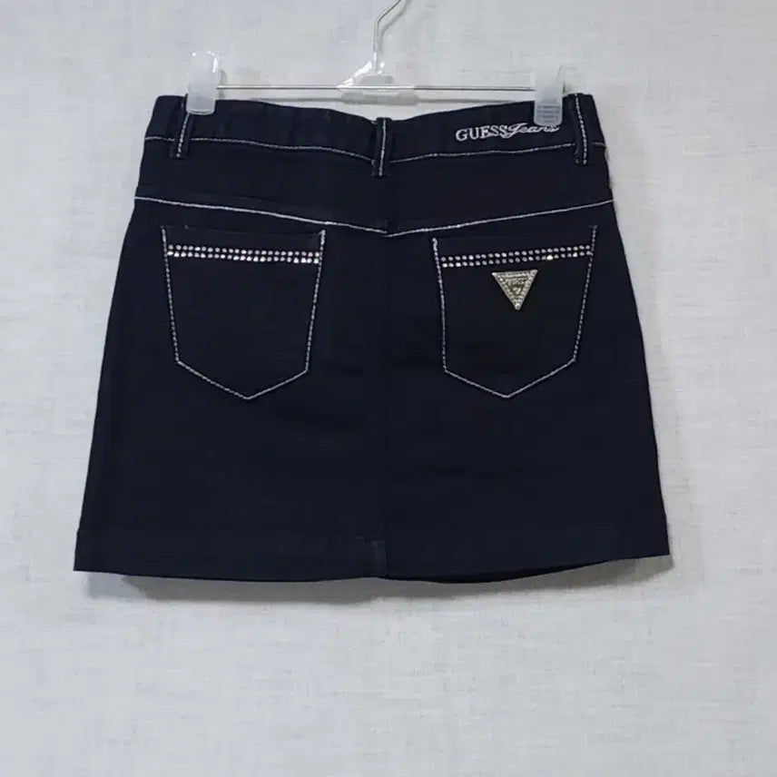 [BUNJANG] Guess Cubic Mini Denim Skirt Size 24 / 게스 정품 큐빅 미니 스케트 데님 청 치마 24