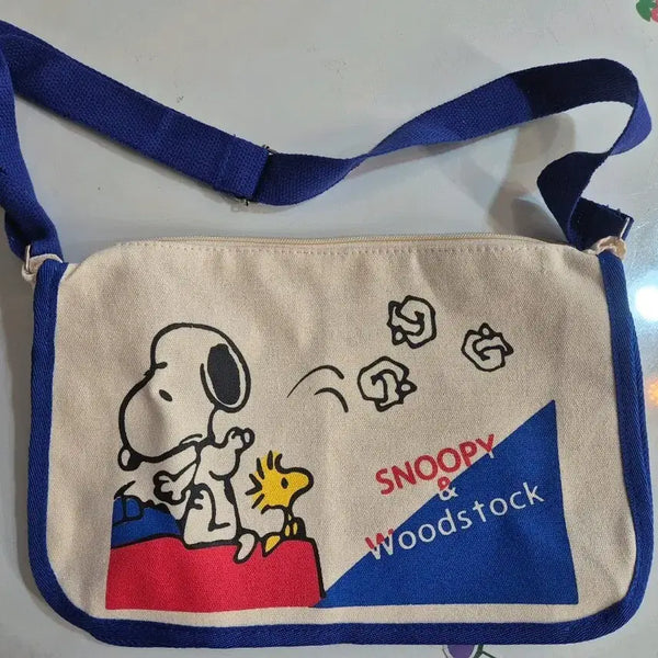 [BUNJANG] Snoopy Canvas Tote Bag / 새상품) 스누피 토트백 가방