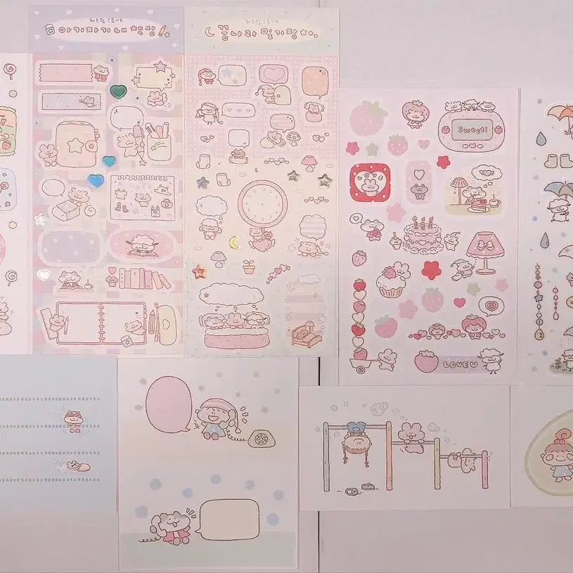 [BUNJANG] Heartships Studio Sticker Bundle Set / 하트쉽스튜디오 스티커 새상품 일괄