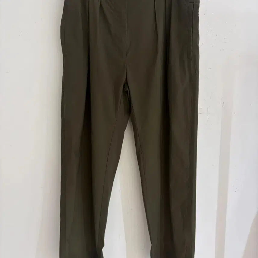 [BUNJANG] Time Homme Khaki Cotton Blend Pants / 타임옴므 팬츠