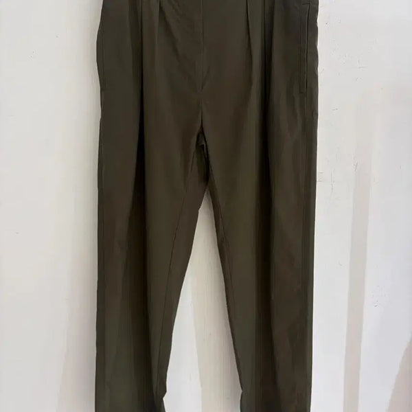 [BUNJANG] Time Homme Khaki Cotton Blend Pants / 타임옴므 팬츠