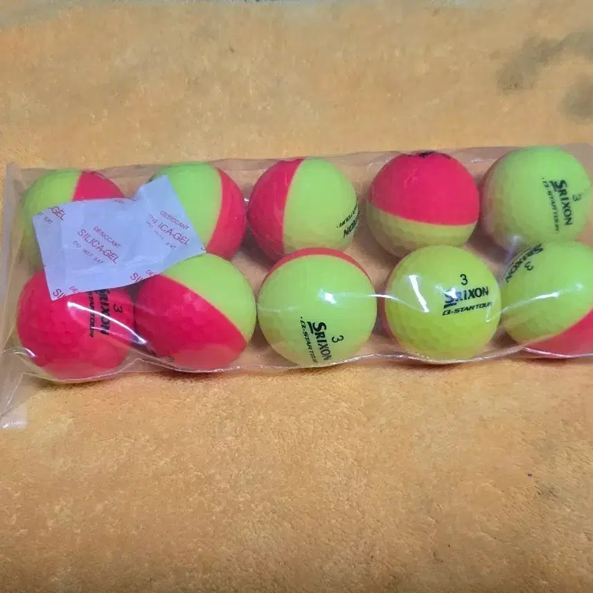 [BUNJANG] Srixon Half Half Matte A+ Q-STAR Red Golf Balls / 스릭슨 반반 디바이드 무광 A+