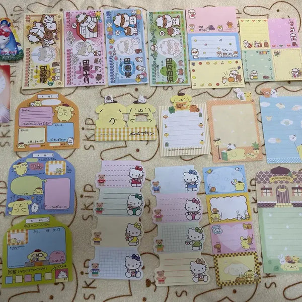 [BUNJANG] Vintage Sanrio Memo Pad Sheets / 고전 산리오 메모지 소분 판매합니다