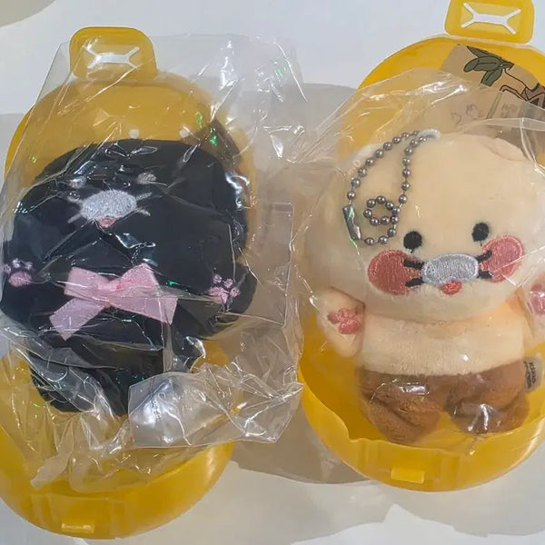 [BUNJANG] Kakao Friends ChunSik Ordinary Plush Keyring Doll Bundle Set / 춘식이 오디너리 봉제 키링 인형 일괄 용산역 한정