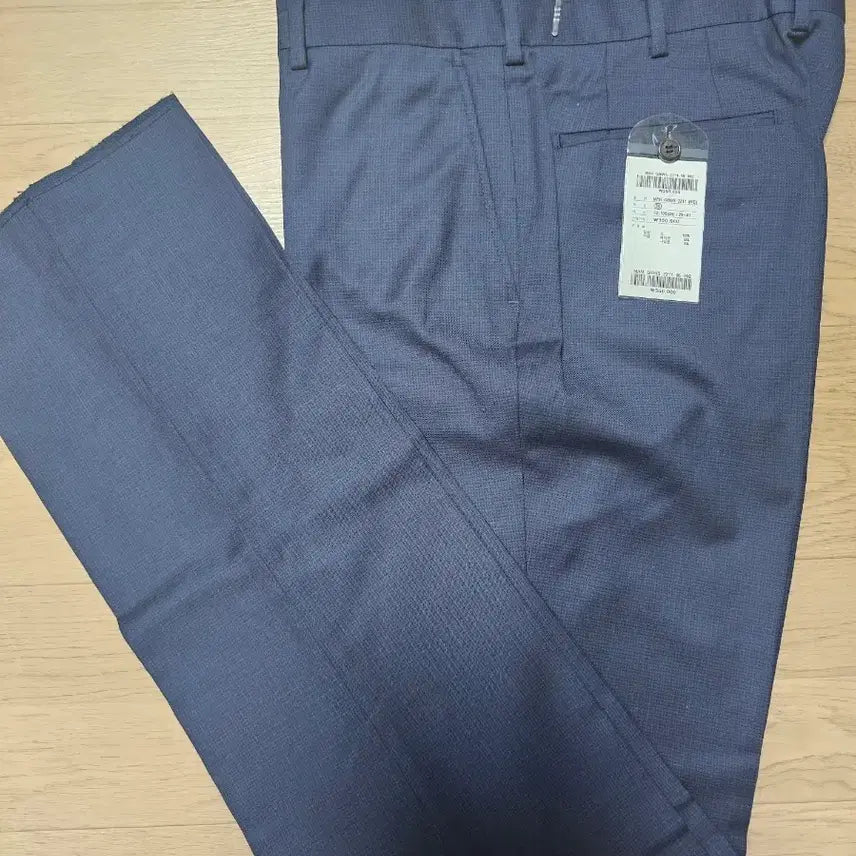 [BUNJANG] Men's Wool Navy Suit Pants (92cm) / 남성 정장 바지 순모 네이비 92cm 춘추복 새상품