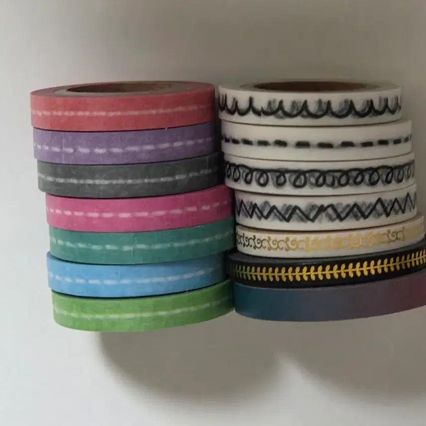 [BUNJANG] Washi Tape Kiss Cut Bundle Set (35 pcs) / 마테 키스컷 35개 일괄 판매 정리