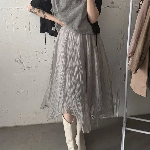 [BUNJANG] Vintage Grey Coordi Set / 빈티지 그레이 코디세트