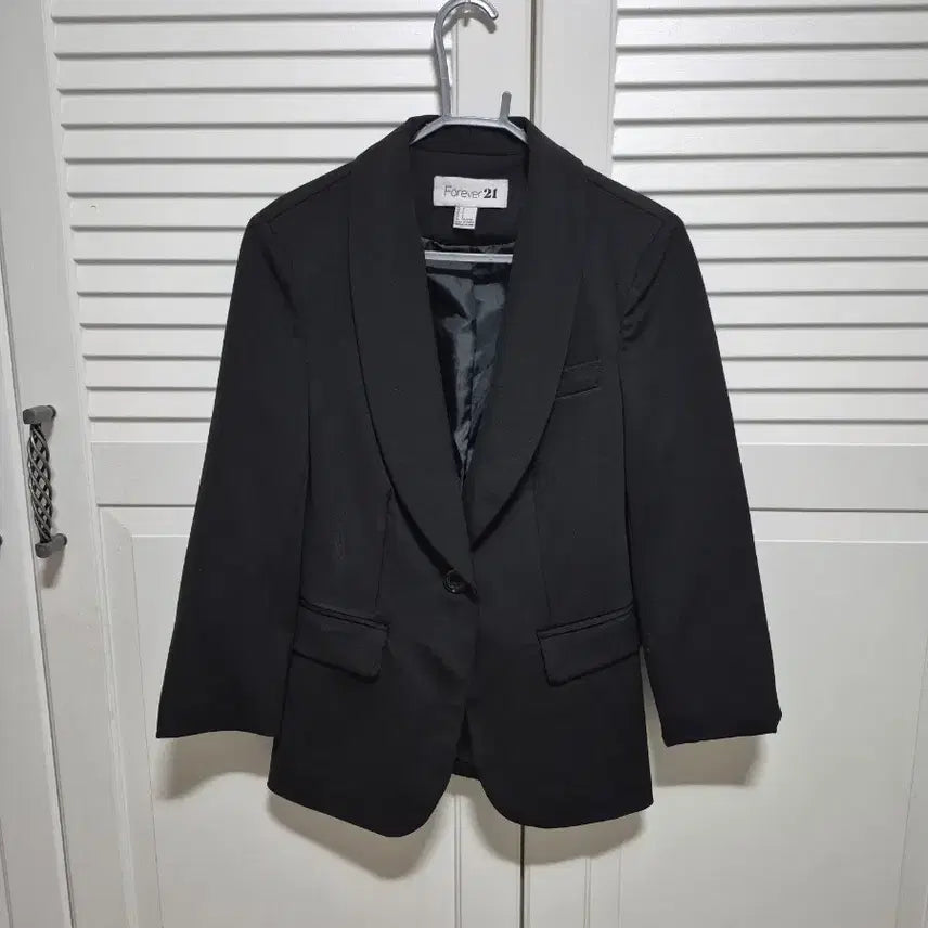 [BUNJANG] Forever 21 Black Blazer Jacket / 포에버21 블랙 자켓 블레이저 정장