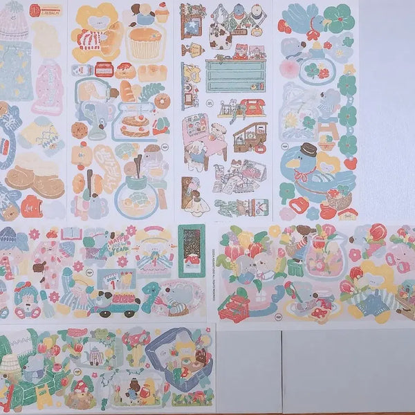 [BUNJANG] Eobuba Studio Sticker Bundle Set / 어부바스튜디오 스티커 일괄판매