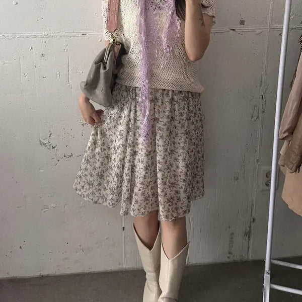 [BUNJANG] Vintage Purple Coordi Set / 빈티지 보라 코디세트