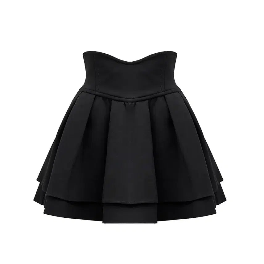 [BUNJANG] Michelle Macaron Mi-Gak Skirt Black S -> M Exchange / 교환) 미셸마카롱 미각스커트 블랙 s->m