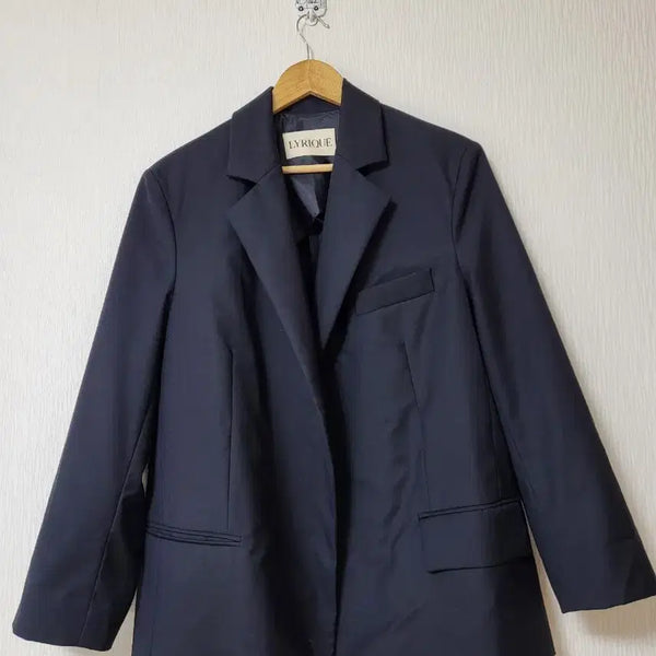 [BUNJANG] Lyrique Navy Wool Blend Blazer Jacket / 여성  LYRIQUE 네이비 자켓
