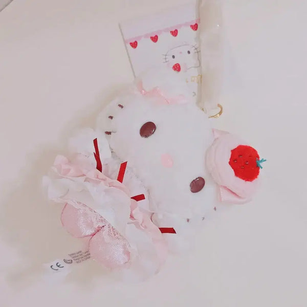 [BUNJANG] Shortcake Project 2nd Edition Hello Kitty Mascot Plush Doll / 쇼트케이크 2탄 헬로키티 마스코트인형