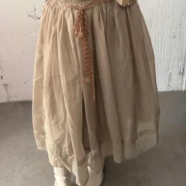 [BUNJANG] Vintage Beige Long Skirt / 빈티지 스커트 치마