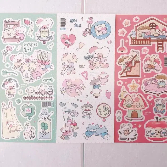 [BUNJANG] Maengldoor Sticker Bundle Set / 맹글도어 스티커 일괄 새상품