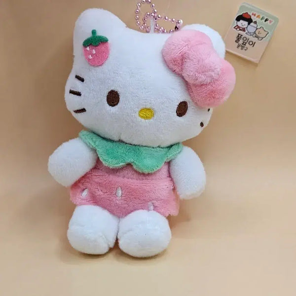 [BUNJANG] Sanrio Hello Kitty Strawberry Charm 8cm / 헬로키티 딸기 키링. 새상품. 산리오