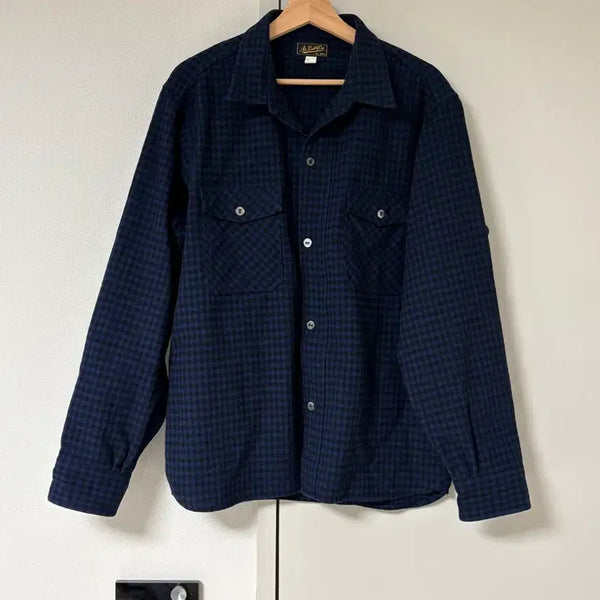 [BUNJANG] Atlarco Check Wool Shirt / 엣라코 체크 울 셔츠 16 1/2