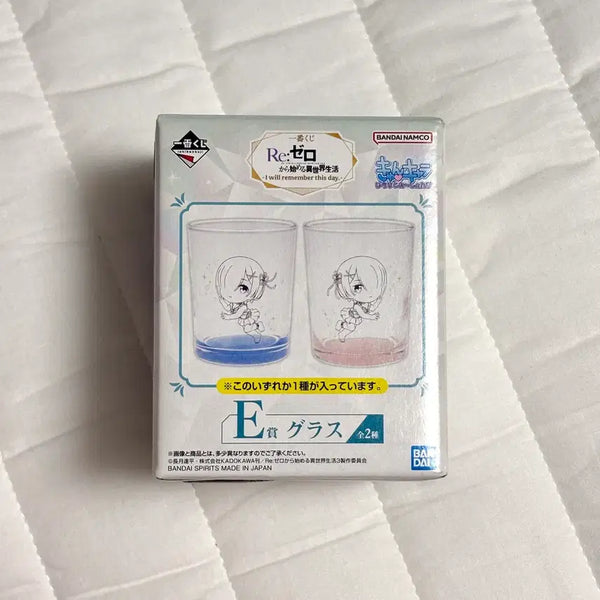 [BUNJANG] Re:Zero Ichiban Kuji Prize E Rem Glass Cup / 리제로 제일복권 쿠지 E상 유리컵 렘