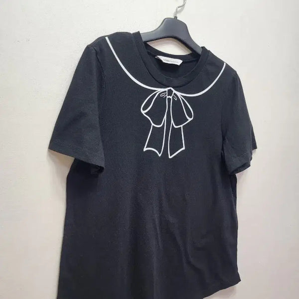 [BUNJANG] Deb Ribbon T-Shirt / 뎁 리본 티셔츠