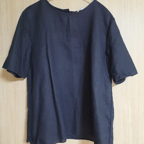 [BUNJANG] Zara Linen Blouse Black M / 자라 린넨 블라우스 블랙M