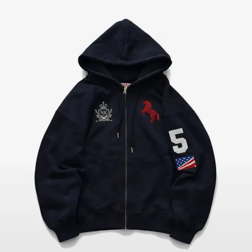 [BUNJANG] Nickel House Zip-Up Hoodie / 닉켈하우스 후드집업