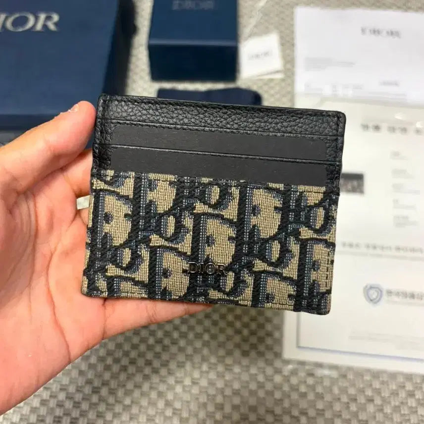 [BUNJANG] Dior Oblique Card Holder / [정품] 디올 오블리크 카드지갑