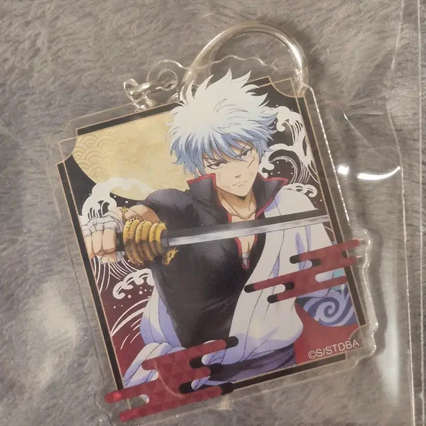 [BUNJANG] Gintama Gintoki Handsome Acrylic Keychain / 은혼 긴토키 개미남 아크릴 키링