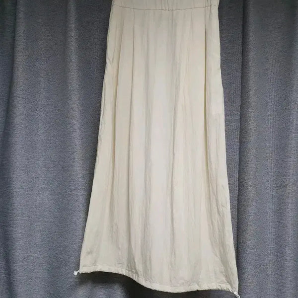 [BUNJANG] le르 Crinkly String Long Skirt / le르 바스락 스트링 롱 스커트