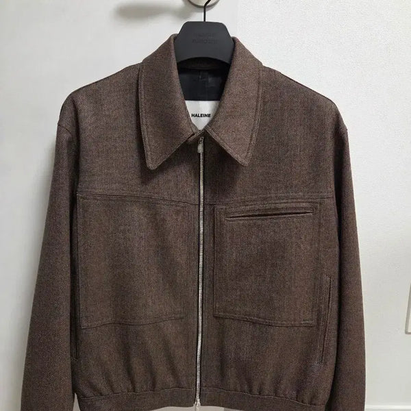 [BUNJANG] Alene 3D Detail Wool Short Jacket / 알렌느 3d 디테일 울 숏 자켓