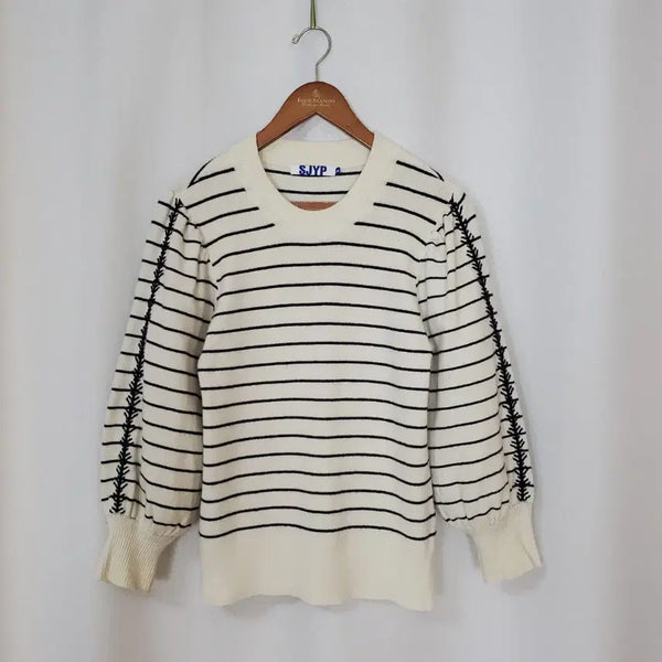 [BUNJANG] SJYP Knit Cream White Size S / 한섬 SJYP 니트 S
