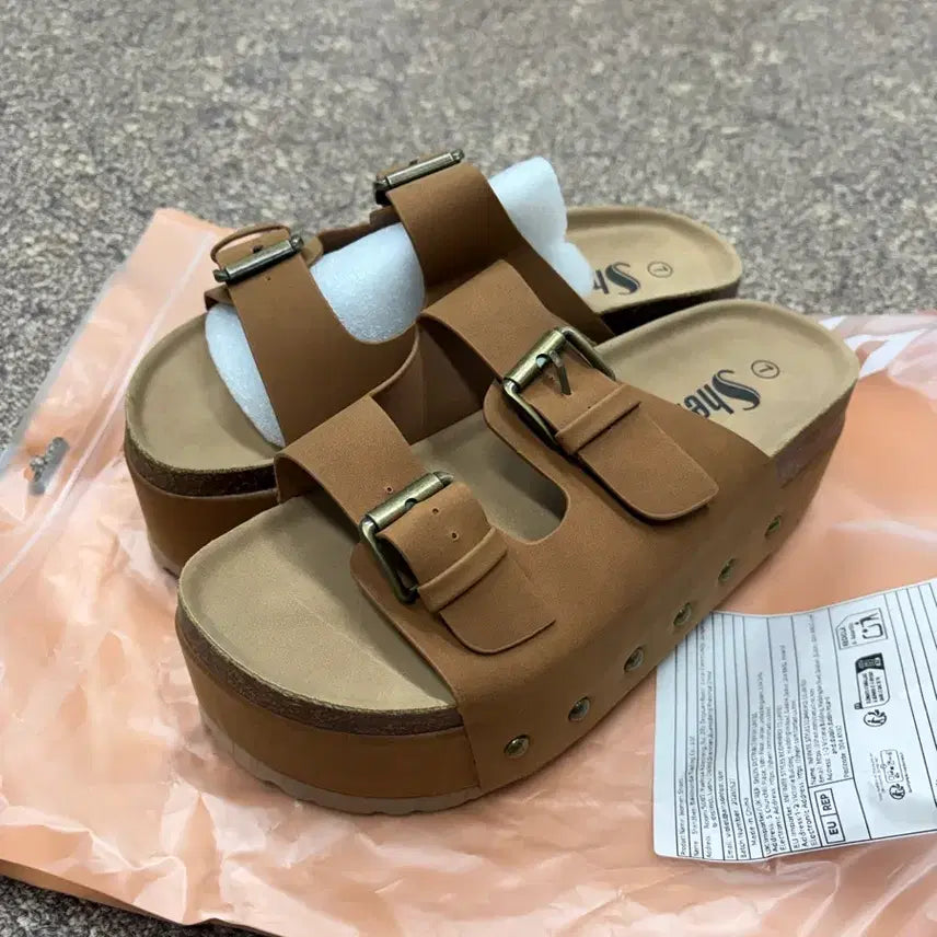 [BUNJANG] Women's Height-Increasing Sandals Slippers / 새상품) 여성 키높이 샌들 슬리퍼