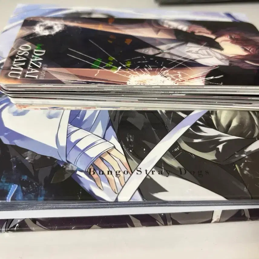 [BUNJANG] Bungo Stray Dogs Card Storage File + Card Set / (문스독) 문호 스트레이독스 비공굿 카드텍 보관 파일 + 카드텍 일괄 판매