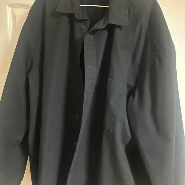 [BUNJANG] Musinsa Standard Oversized Fit Shirt Black / 무신사 스텐다드 오버핏 셔츠