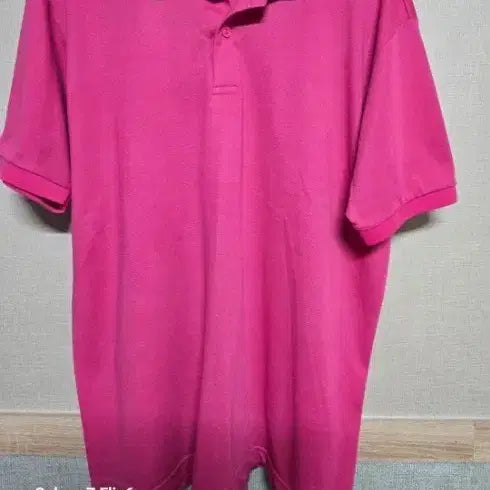 [BUNJANG] ASTELEON Pink Collared T-Shirt XL / ASTELEON 핑크 카라티 XL