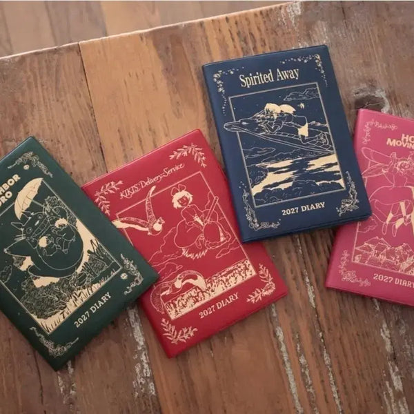 [BUNJANG] Studio Ghibli 2027 Schedule Diary Notebook - Totoro, Howl, Spirited Away / 지브리 2027 스케쥴 다이어리 수첩 토토로 하울 센과치히로