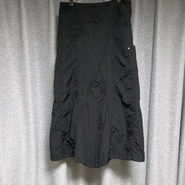 [BUNJANG] Doho Pocket Detail Urethane Long Skirt / doho 도호 주머니 포인트 면 우레탄 롱스커트55반~66